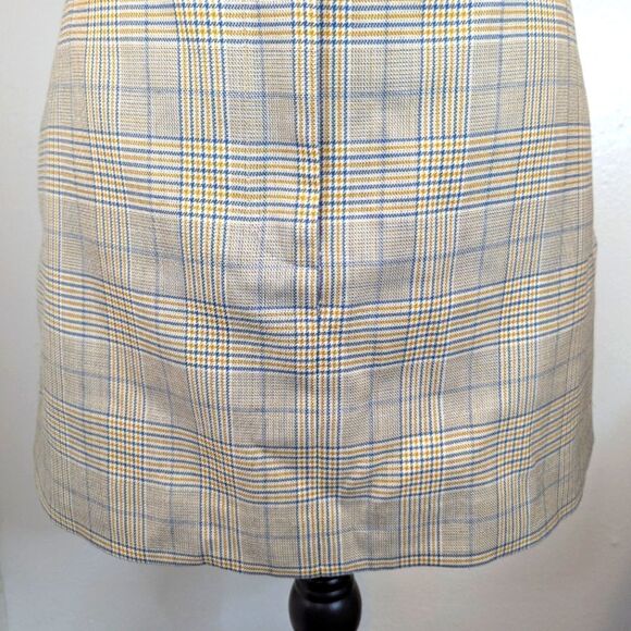 Tibi Plaid Mini Y2K Preppy Light Academia Collegiate Nostalgiacore  Skirt 10 - Picture 4 of 9